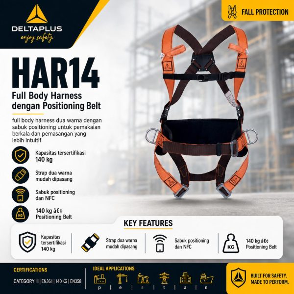 Full Body Harness DeltaPlus HAR14